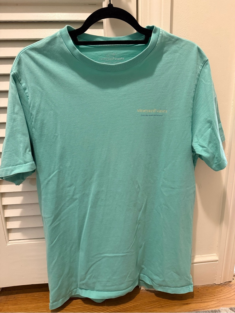 Vineyard Vines Men's Short-Sleeve Crewneck T-Shirt in Aqua